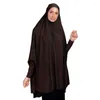 Этническая одежда молитвенная одежда накладной хиджаб женский мусульманский Рамадан Абая химар полное покрытие длинная вуаль паранджа исламский джилбаб Дубай Турция