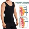 Intimo modellante per il corpo da uomo allenamento fitness top camicia da uomo tuta compressa gilet palestra atletica dimagrante ginecomastia shaper serbatoio compressione sauna