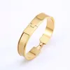 Armband Gold Armreif Designer für Männer Buchstaben Armreif Herren Manschettenarmbänder Gold Rose Vergoldet Emaille Mehrfarben Modeschmuck Damenschmuck Hohe Qualität s s