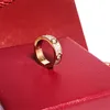 Love Ring Diamond Rings for Women Fashion Jewelry 18K Gold Rise Gold Silver Ploted Evita Gioielli Anello Bella festa di fidanzamento del matrimonio di spedizione gratuita