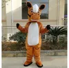 2024 Taille adulte Brown Horse Mascot Costumes Halloween Fancy Party Robe Cartoon Characon Carnival Noël publicitaire Costume de fête d'anniversaire Tenue unisexe