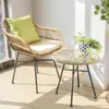 Camp Furniture Outdoor Table Rattan Chairs Balconies Nordic Leisure And Chair Garden