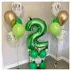 Décorations de Noël taille géante 40 pouces ballon noir numéro 0-9 grand nombre ballons en feuille d'hélium baby shower fête d'anniversaire fête de mariage balony 231027