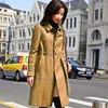 Giacca da donna in pelle 2023 primavera elegante giacca a vento genuina naturale donna streetwear cappotto di pelle di pecora vintage femminile
