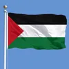 Bandiera transfrontaliera personalizzata della Palestina da 90/150 cm Bandiera del materiale opzionale in poliestere palestinese personalizzata