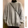 Männer Pullover Lesbar Herbst Winter Warme Männer Casual Lose Rundhals Gestrickte Pullover Männlich O Mann