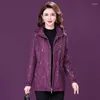 Trenchs de femmes coupe-vent veste de haute qualité femme printemps automne tempérament mince manteau mère d'âge moyen XL-5XL A978