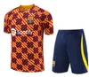 23 24 Niños Barcelona Mangas cortas Barca Adultos Niños Lewandowski F. De Jong Traje de entrenamiento Chandal Futbol Survetement Ansu Fati Camisetas de Football Track Situit Kit