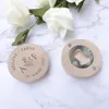 Autres fournitures de fête d'événement personnalisé ouvre-bouteille de faveur de mariage aimant de réfrigérateur ouvre-bouteille magnétique en bois faveur de mariage cadeau souvenir pour invité 231026