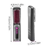 Hair Straighteners Mini Cordless Straightener Portable Comb Rechargeable Battery Operated Travel Size 231027