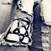 Подвязки для девочек в стиле рок-паб, 2017, заклепки, Harajuku, женское кольцо на ногу в стиле панк, подвязка на бедро, подвязка в форме сердца, регулируемый размер для женщин, сексуальная игрушка264t