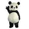 2024 Taille adulte Costumes de mascotte de panda à cheveux longs Halloween Robe de soirée fantaisie Personnage de dessin animé Carnaval Noël Publicité Costume de fête d'anniversaire Tenue unisexe