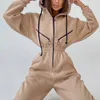 Frauen Trailsuits Frauen 2 Stück Sportbekleidung Sets Female Casual Hoodies Outfits Hosenanzug Taille Elastic Pogshose 231026