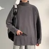 MĘŻCZYZNIE BAKIETS -Youtout pullovers koreańskie bluzy bluzy okarze z kapturem streetwearu Winter Velvet Y2K Turtleeck Graphic