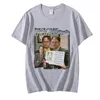 Męskie koszulki zabawne Dwight Schrute Hołd Koszulka Mężczyźni Krótkie rękawowe czyste bawełniane koszulki TV