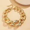 Gargantilha grossa ccb material exagerado grande colar colar para mulheres hiphop chunky corrente colares no pescoço 2023 jóias