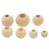 Pärlor 8Seasons 10mm/12mm/14mm/15mm/16mm/18mm/20mm Natural Color Round DIY Making Armband Halsband Kvinnesmycken gåva 50-300 st