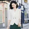 Ternos femininos verão terno fino fino wiast pequeno blazer coreano moda profissional usar meia manga jaqueta casual casaco de escritório