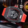 Wood Grain Wine Barrel Shaped Quartz Carbon Fiber Sports Personalized Men's Watch