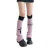 Chaussettes de femmes de haute qualité chauffeur de jambe hivernale chaude et croix douce-genou-hauteur pour la rue de la fête