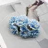 Dekorativa blommor 60 st 2 cm silk mini babybreath artificiell bukett diy scrapbooking hår girland låd bröllop dekoration falsk