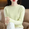 Kadın Sweaters Sonbahar ve Kış Sweater 100 Mink Cashmere On Pullover On Pullover Sıradan Örgü Kore Gevşek Moda Top 231026