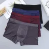 Underbyxor mäns trosor underkläder boxare manliga shorts is silkes hål slip man sexig påse klassiska stammar sommar ihålig stor storlek