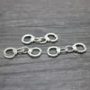 30 pièces lot 31x11mm pendentif à breloque menottes en argent antique 260j