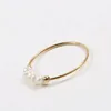 Band Rings High End PVD Natural Freshwater Pearl Irregular Gold Color Rings for Women Stainless Steel Jewelry Wholesale Female Ring 231026