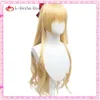 Catsuit Costumes marin vénus perruques Minako Aino Cosplay Blonde vague lâche longue résistant à la chaleur cheveux synthétiques + bonnet de perruque