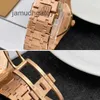 스위스 럭셔리 시계 AP 손목 시계 Mens Watch Royal AP Oak 시리즈 15407OR Rose Gold Hollow Double Pendulum Watch Mens Fashion Leisure Business Sports Machine VS0T