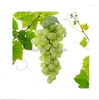 Decorative Flowers 4 Pcs PROMO Artificial Grapes Plastic Fake Fruit Lot Assorted Flower