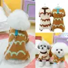 Dog Apparel Winter Warm Jumpsuit Pet Accessories Jacket Coral Fleece Puppy Coat Towable Sweater Cat Pullover Small Medium