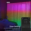 Strings Smart Bluetooth RGB Rideau LED Guirlandes Lumineuse USB 5V Festoon Étanche Fée Chambre Décoration De Noël Lampe