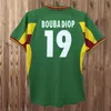 2002 2004 Senegal Heren Retro Voetbalshirts Nationaal Team DIOUF BOUBA DIOP H. CAMARA KH. FADIGA Thuis Uit Voetbalshirts Uniformen met korte mouwen