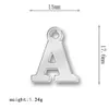 Lettre majuscule breloques bricolage pendentif idéal pour la fabrication de bijoux Alphabet A B C D E F G H I J K L M pour Bracelet entier 20 pièces 308Y