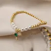 Braccialetti con ciondoli Mafisar 2023 Moda 5 colori Cristallo CZ Zircone Uccello per le donne Bracciale a catena con perline dorate regolabile