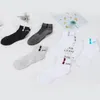 Men's Socks 6 Pairs Cotton Breathable Fashion Sports Anti-odor Mid-calf Sweet-absorbing Casual Solid Sokken Sox