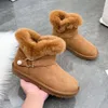 Boots Short tube snow boots for women 2023 new autumn and winter plush thick sole cotton shoes fashion sleeve bread shoes warmth RU112