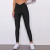 Pantalons Femmes 2023 Fitness Sport Leggings Femmes Jacquard Taille Haute Yoga Pantalon Extensible Croix Hanche-levage Gym Push Up Collants Jogger 18818