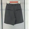 Kvinnors shorts totem lat stil enkel och mångsidig mode casual kostym byxor hem höghus linne linne-blandning