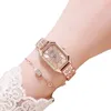 Womens Watches Women Luxury Fail Crand Felest Steel Rectangle Watch for Fashion Dress 231027