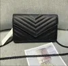 Designer crossbody handväskor fårskinn kaviar metall guld silver svart kedja handväska lyx läder flip täcker diagonala axelpåsar 39010