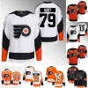 Philadelphie''Flyers''Reverse Retro Jersey Tony DeAngelo Sean Couturier Ivan Provorov Rasmus Ristolainen Kevin Hayes Morgan Frost Scott Laughton