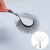 Falsche Wimpern Natürliche 6D W-Form Wimpernverlängerung Zwei Spitzen 3D Vorgefertigter Volumenfächer Faux Cils Wimpernverlängerungszubehör C/D