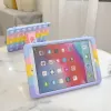 Чехол Push it Fidget Bubble для iPad 7, 8, 9, 10,2 дюйма, мини 1, 2, 3, 4, 5, 6, 8,3 дюйма, детский мягкий силиконовый противоударный чехол-подставка для планшета со шнурком