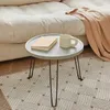 Camp Furniture Outdoor Camping Small Round Table Foldable Bedside Portable Tea Home Simple