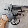 Wick Webley Metal Toy Gun Revolver Midfold Shell Throwing Soft Bullet Gun Launcher för vuxna pojkar födelsedagspresenter film rekvisita