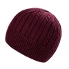 Ball Caps Men's And Women's Autumn Winter Knitted Yarn Melon Cap Warm Fleece Flanged Hat Gloves