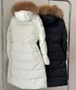 Женская куртка, зимние длинные куртки, пуховые пальто из меха енота, пуховик, воротник из натуральных волос енота, теплые модные парки с поясом, женское хлопковое пальто, верхняя одежда, большой карман